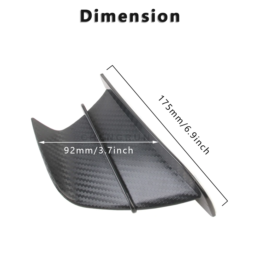 Motorcycle Winglet ABS Plastic Wing Spoiler for Suzuki GSXR 600 GSX R GSXR600 Accessories K1 K2 K3 K4 K5 K6 K7 K8 K9 1998-2024
