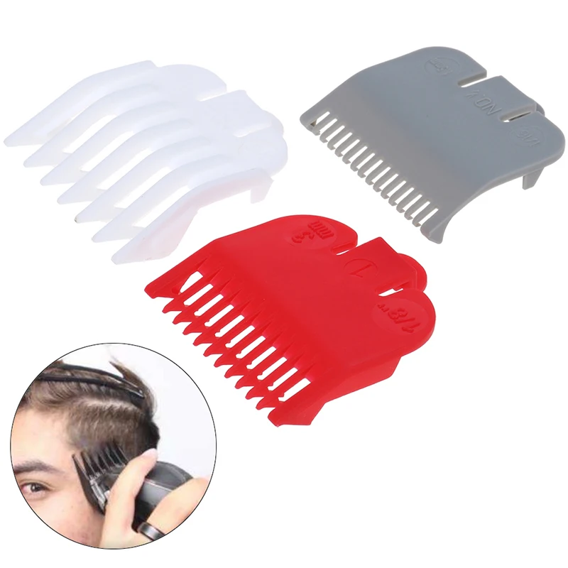 3Pcs/set 1.5mm/3mm/4.5mm Hair Clipper Replacement Limit Comb Accessory Guide Comb Professional Suitable for Trimmers