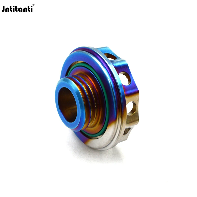 Jntitanti M37*3mm racing parts High Quality Ti-6al-4v Gr.5 titanium Automotive Fuel Tank Cap Oil Cap for Toyota racing car