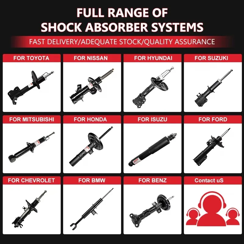 Amortiguadores Para automóviles, amortiguadores todoterreno Para Toyota Hilux Ggn15 2004- 48520-0K020, Amortiguadores Para automóviles