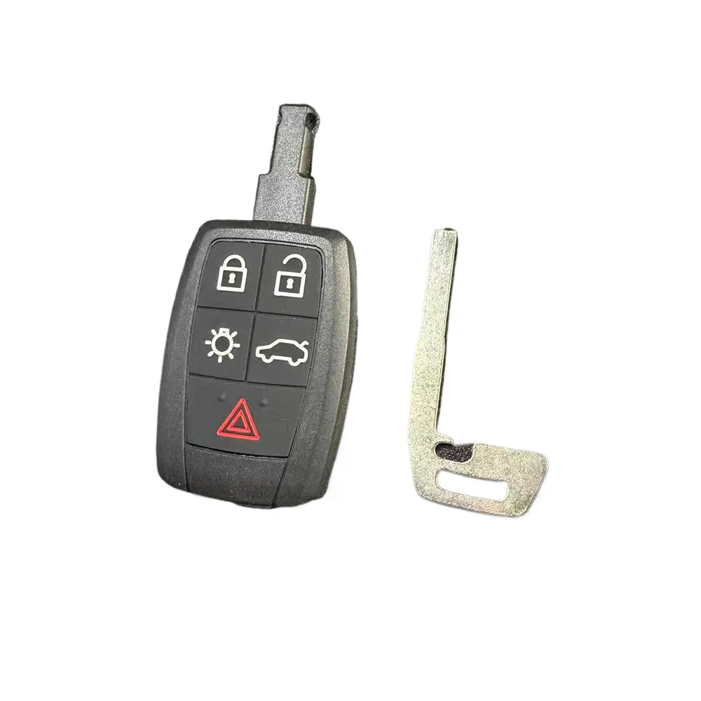 5 Buttons Car Key Fob Shell Case Housing for Volvo C30 2006 C70 2007 XC90 2008 V70 2009 S60 2010 V40 2011 V50