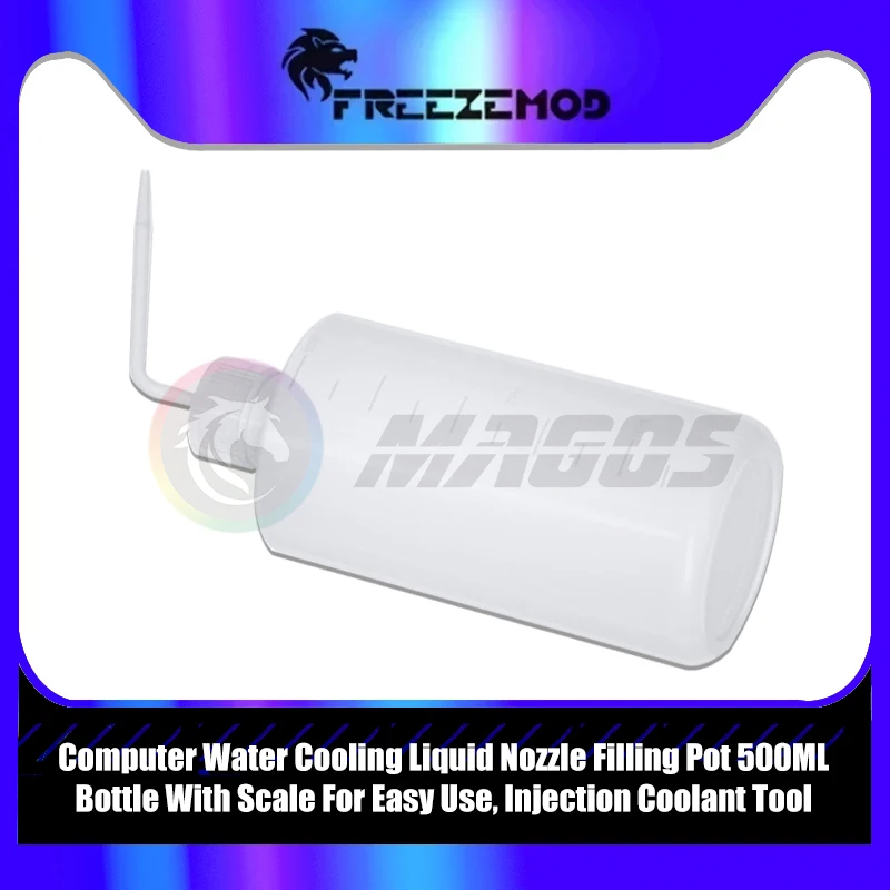 

Computer Water Cooling Liquid Nozzle Filling Pot 500ML Bottle With Scale For Easy Use, Injection Coolant Tool