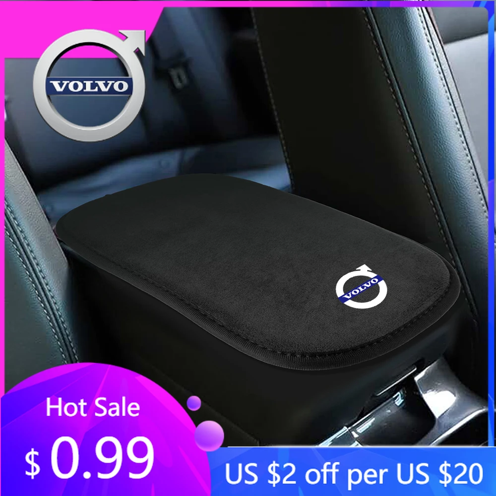 

Крышки ступицы Автомобильная центральная консоль Pad Авто подлокотник Коробка сиденья Защитная накладка для Volvo V40 V50 S40 S80 XC60 S90 XC90 S60 XC40 S60