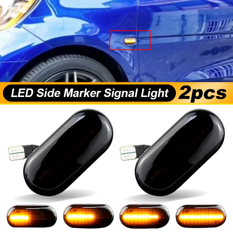 2PCS Led Dynamic Side Marker Turn Signal Light Sequential Blinker Light lamp For Nissan INTERSTAR PRIMASTAR Opel MOVANO VIVARO