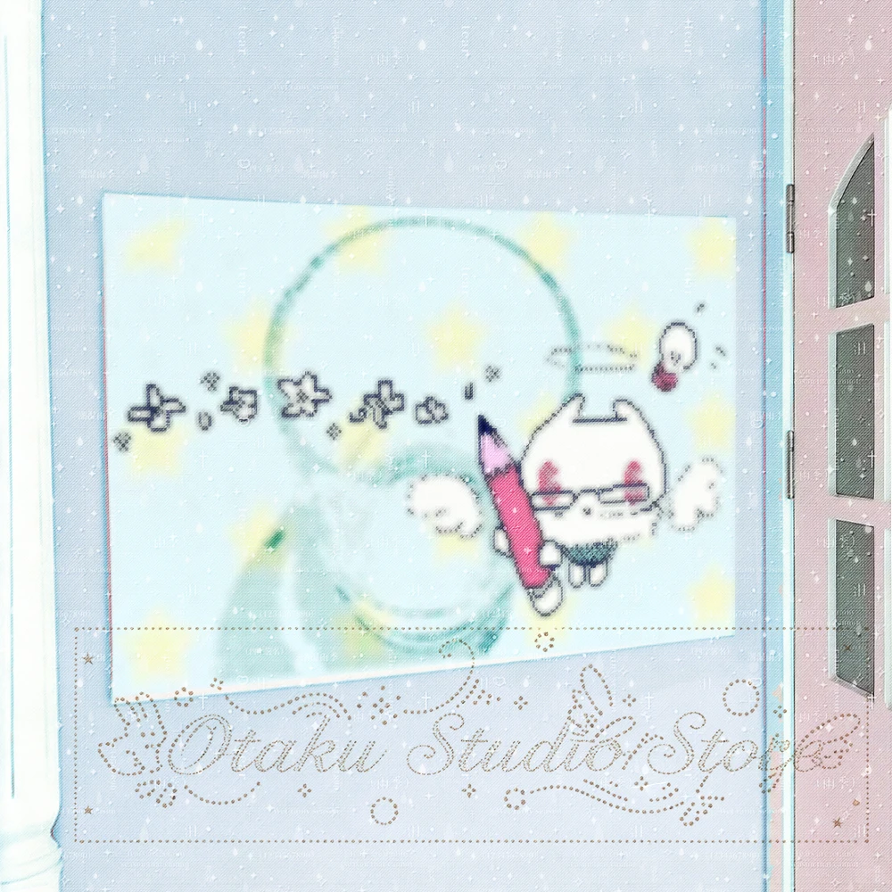 ほのぼの Warm Cute Y2K Pixel Wonderland Japanese Kawaii Wall Tapestry Dorm Home Fabric Art