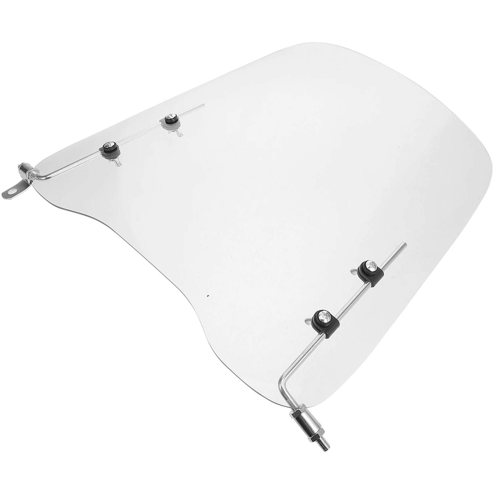 

Clear Motorcycle Windshield Electric Bike PC Durable Front Deflector Compatible Spoiler Protective Sand Rain Shield Easy