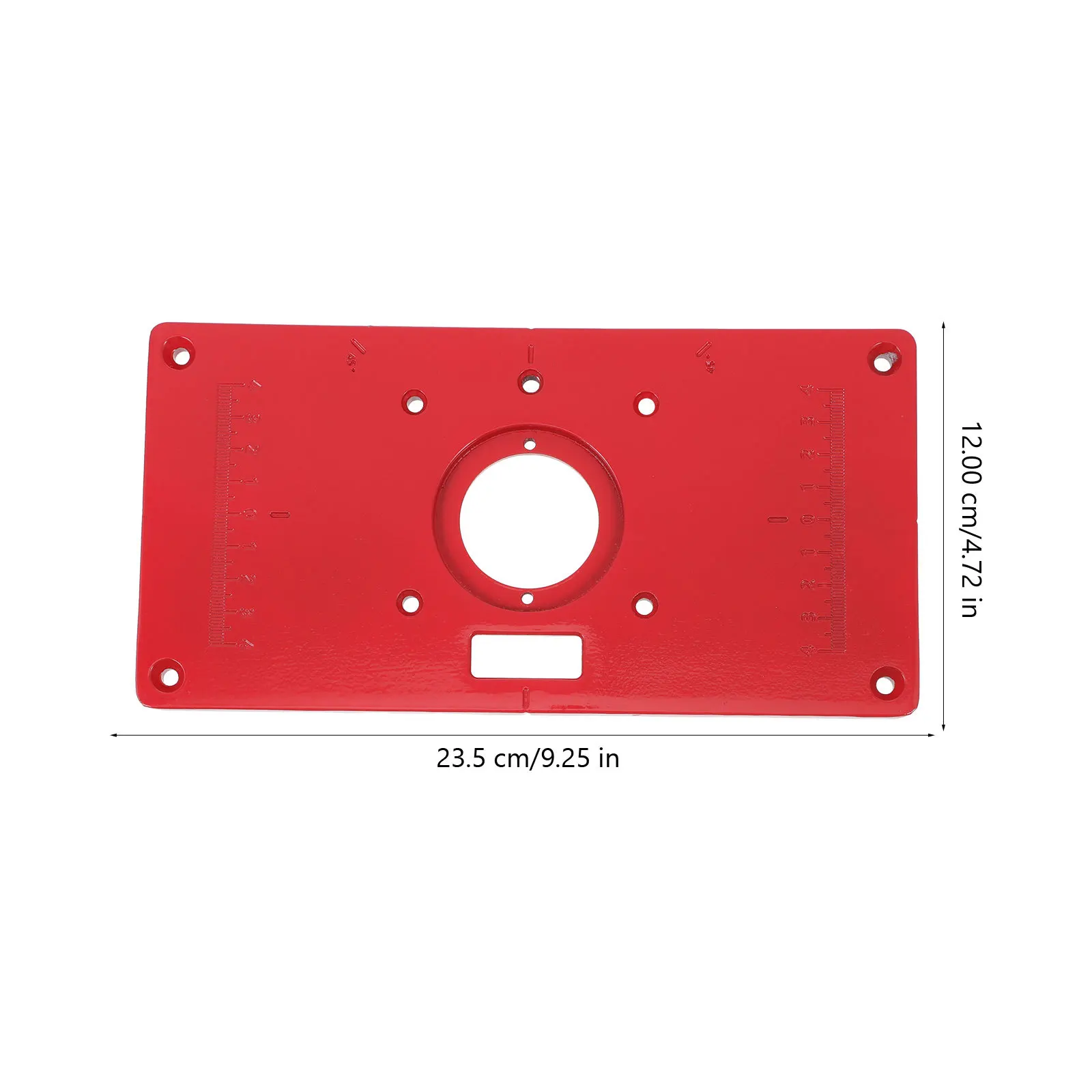 

1Set Aluminum Alloy Router Insert Board Engraving Machine Plate Multi-Purpose Woodworking Flipping Board Durable Trimming