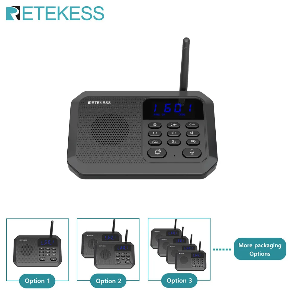 RETEKESS Nursing Intercom System TH201 UHF Frequency Band Call Transmitter for the Elderly Clinic Nursing Home Company