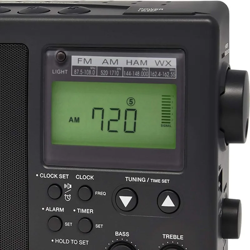 CCRadio-2E Enhanced Portable AM FM Weather and 2-Meter Ham Band (Black) CC2BE