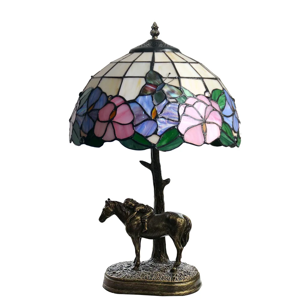 

12 inch, European style, pastoral, study, bedroom, bedside, desk lamp