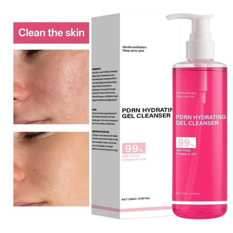 Korean Hydrating Foaming Facial Cleanser Deeply Cleanses Pores Oil Control Gel Gentle Nonirritating Refines Skin Unisex Cleanser