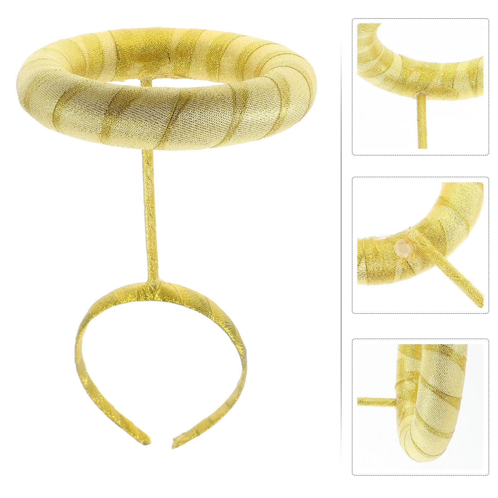 1pc Für Kinder Frauen Winkel Kostüm Prop Party Cosplay Zubehör Festival Dress Up Prop Halo Haar Hoops