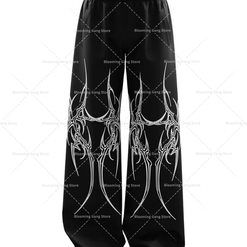 Abbigliamento da uomo ampio Design con motivo irregolare Pantaloni stile street vanguardista Pantaloni Stile versatile Primavera e autunno Stile caldo