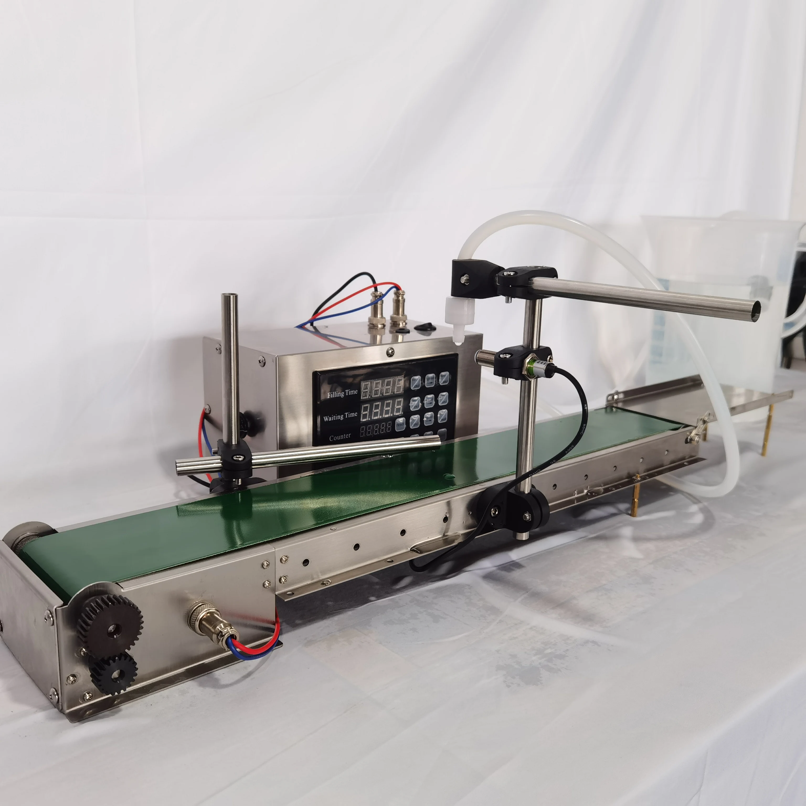 

Small Automatic Liquid Filling Machine for Pure Juice And Other Liquids with Conveyor Belt - Pricing Information