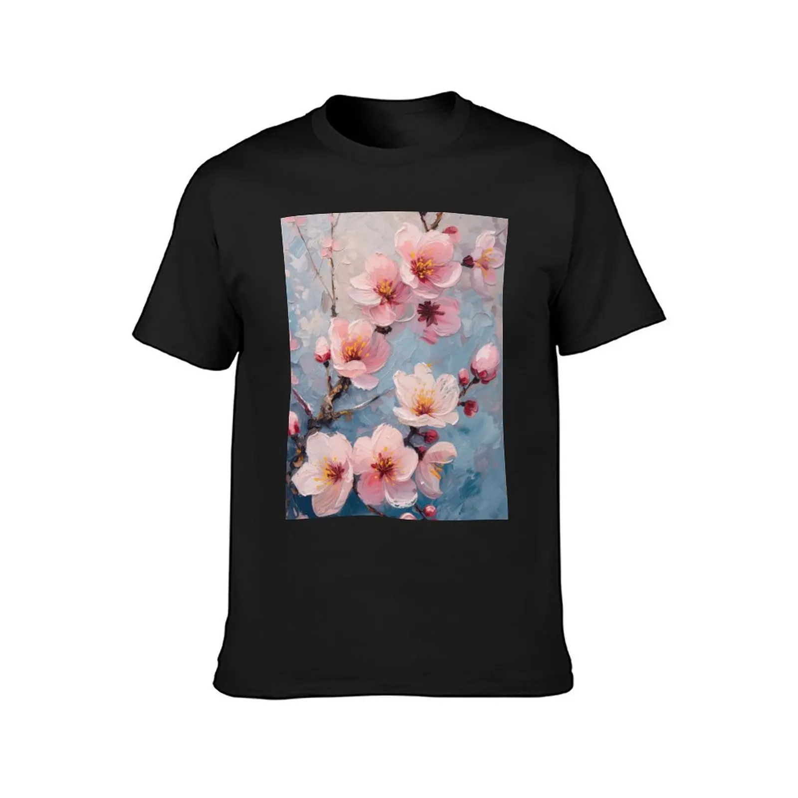 Cherry blossom in soft pink T-Shirt sublime vintage aesthetic clothes kawaii clothes black t-shirts for men