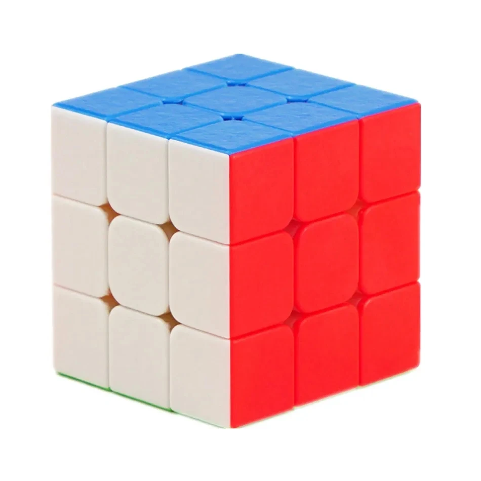 Sengso mr. m 3x3 cubo mágico magnético sem adesivo, cor preta, para crianças