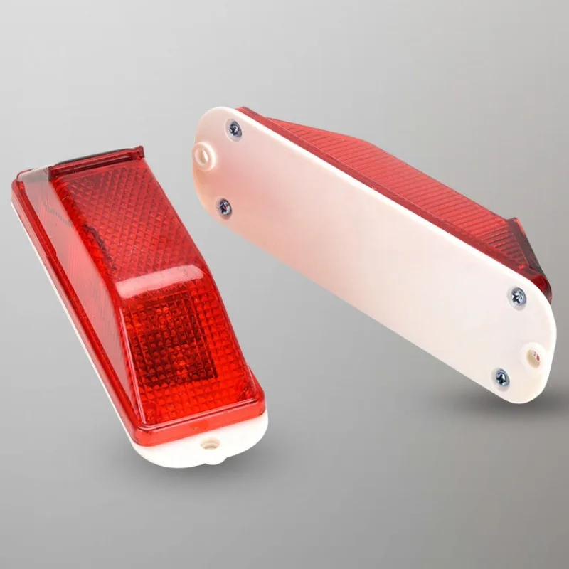 Lampe Solaire Stroboscopique Iodé à LED, Rechargeable, Conduite de Nuit, Sécurité de la Circulation, Lumière d'Avertissement, Puce de Contrôle, Accessoires Automobiles, 1 Pièce