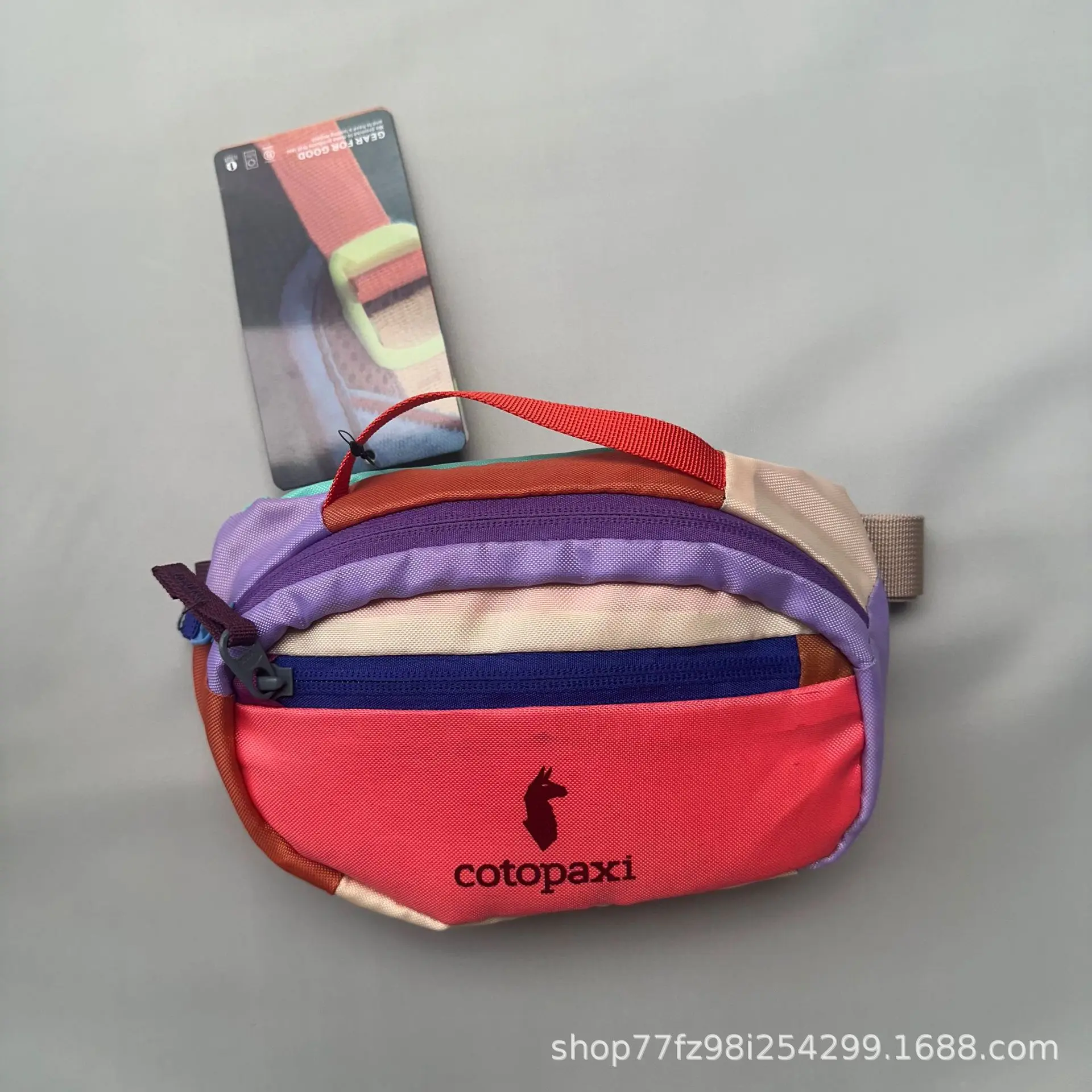 2025Cotopaxi alpaga 1,5L coloré à la mode dopamine judger sac de taille bandouliere