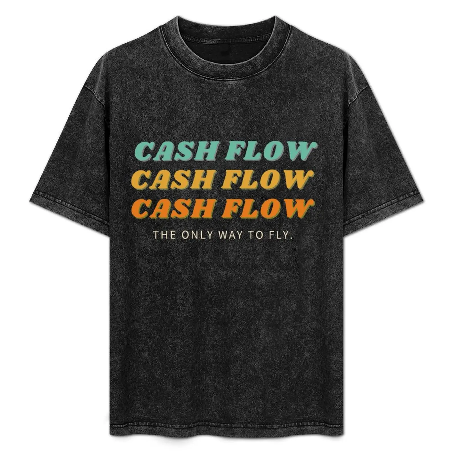 

Cash Flow T-Shirt Large Size Casual Tee Shirt