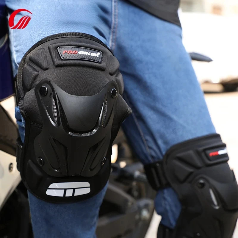 

Summer Motorcycle Riding Gear 4PCS Kit Adjustable Anti-Skid Knee Elbow Guard Protector Armor with Quick Release Strap Men Women