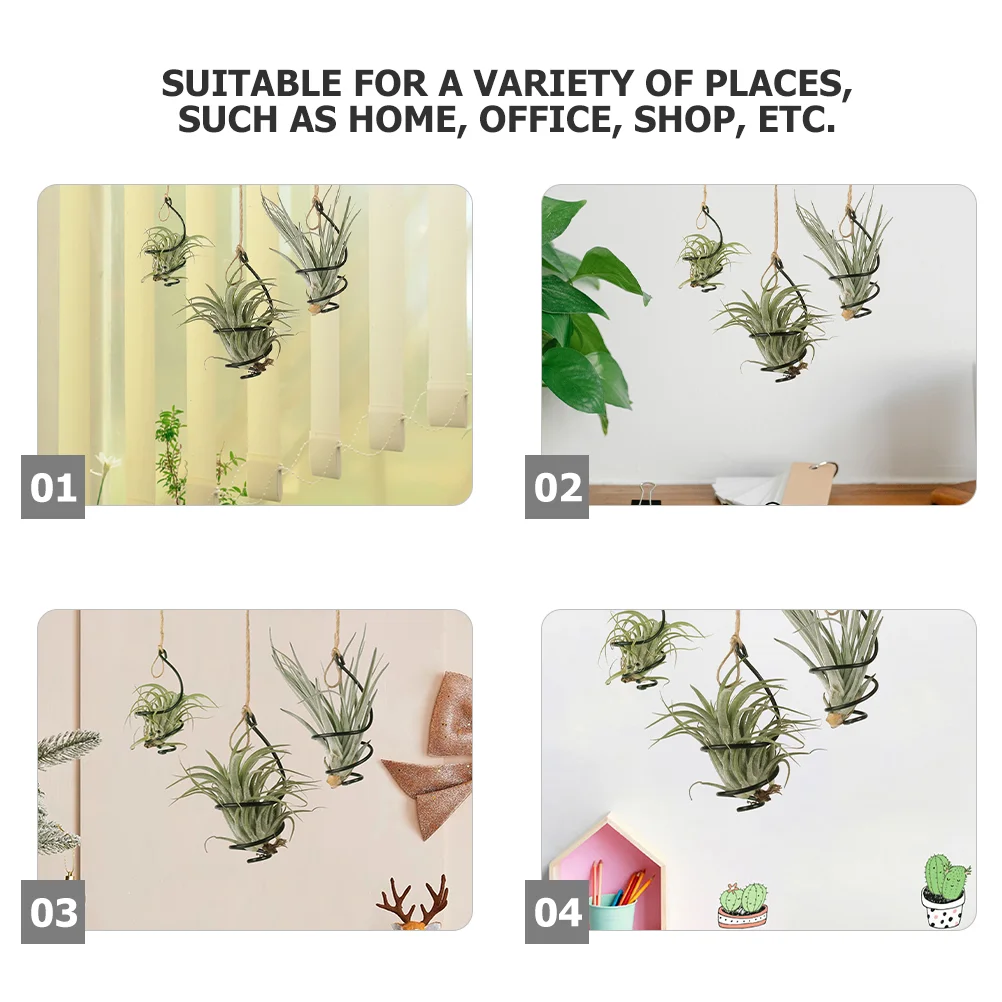 24 Pcs Plant Stands Display Rack Wall Planter Plants Hook Bracket Holder Aluminum Shelf Hanging