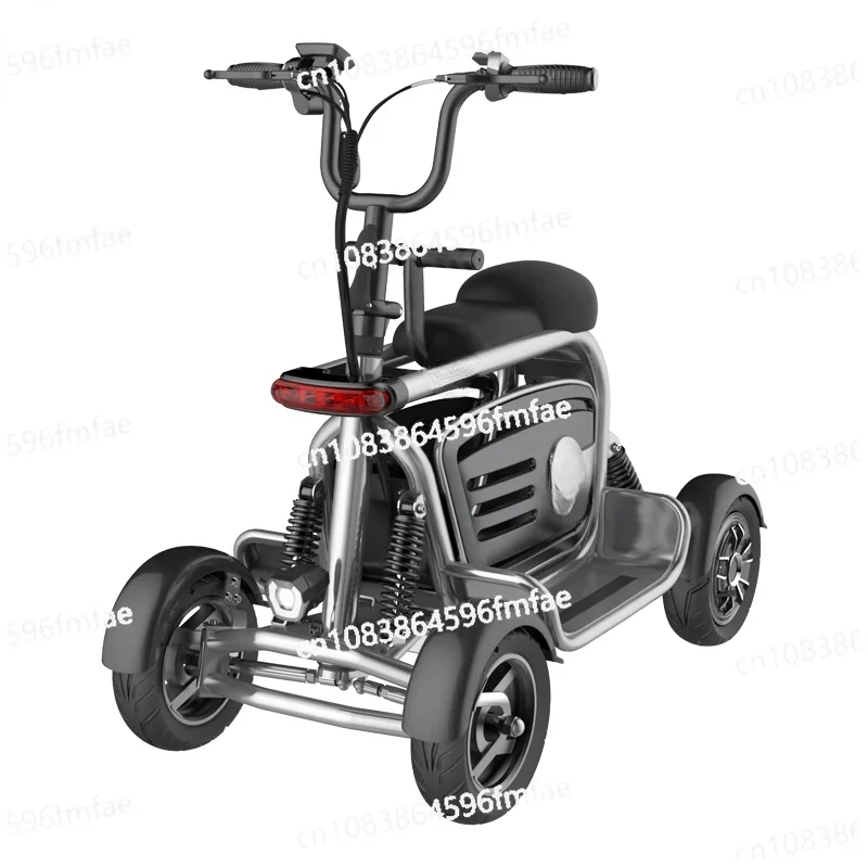 Mini-electric Four-wheeler Household Mini-electric Four-wheeler Ladies Two-seater Battery Car Elderly Scooter