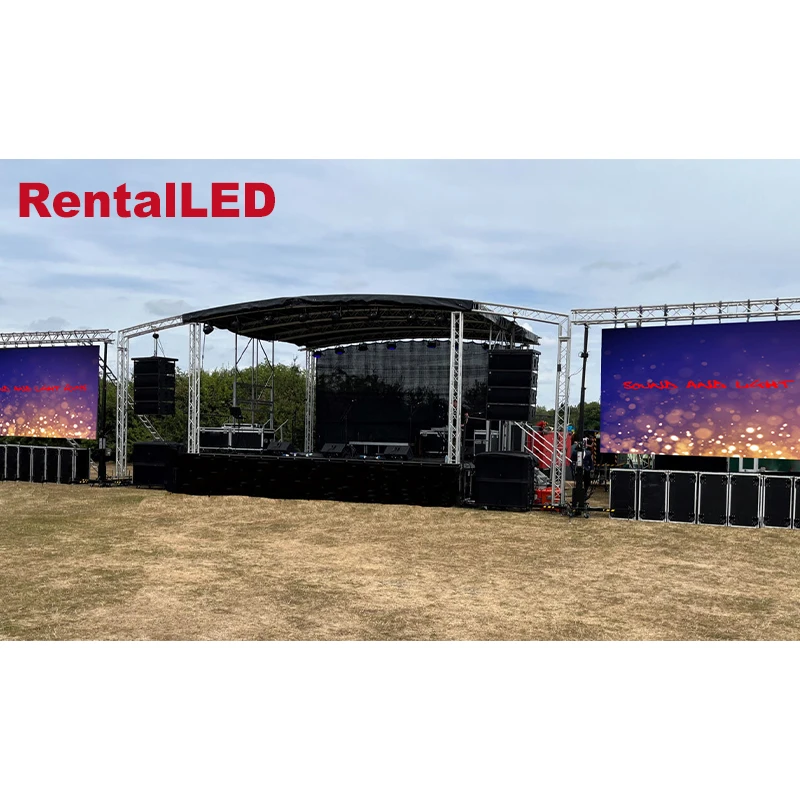 2PCS Outdoor P3.9 LED Display 500×1000mm Rental P2.6 P2.9 LED Video Wall Panel For Concert Event Background Overseas Warehouse