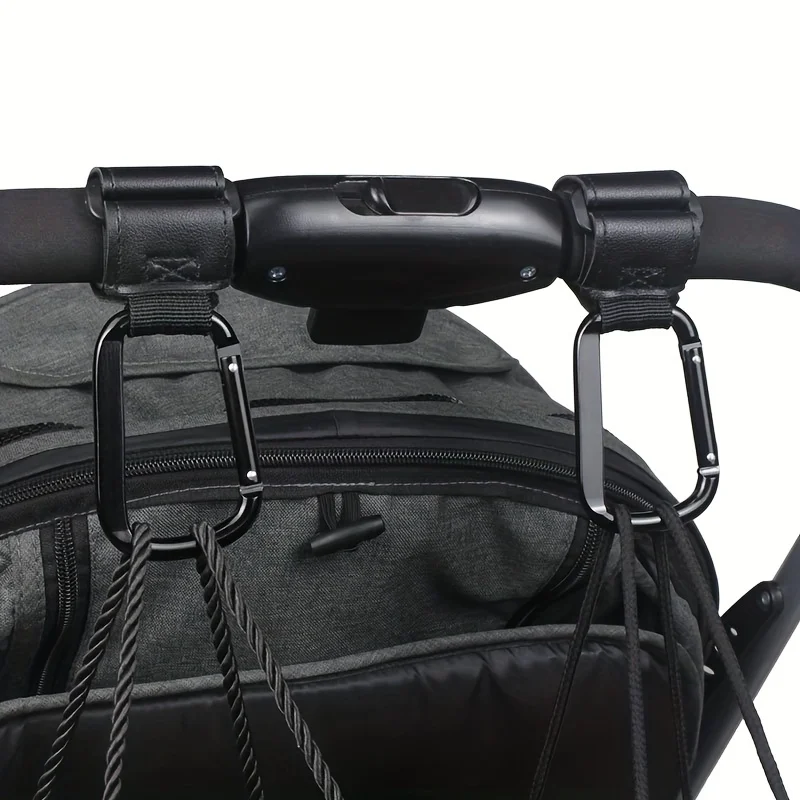 Universelle Kinderwagenhaken – Clip-Hänge-Organizer für Wickeltaschen, Kinderwagen, Einkaufswagen, Autositze, Babytragen, Babyausrüstung