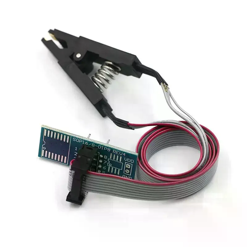[CH341A 24 25 Series EEPROM Flash BIOS USB Programmer Module + SOIC8 SOP8 Test Clip For EEPROM 93CXX / 25CXX / 24CXX]