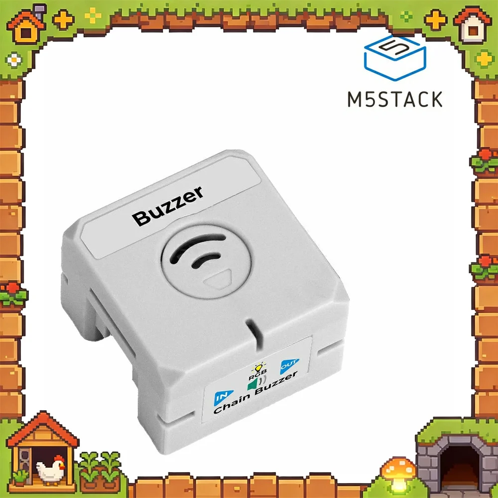 M5Stack Chain Buzzer STM32G031 Sound Output Node Module for Chain Series IoT Development