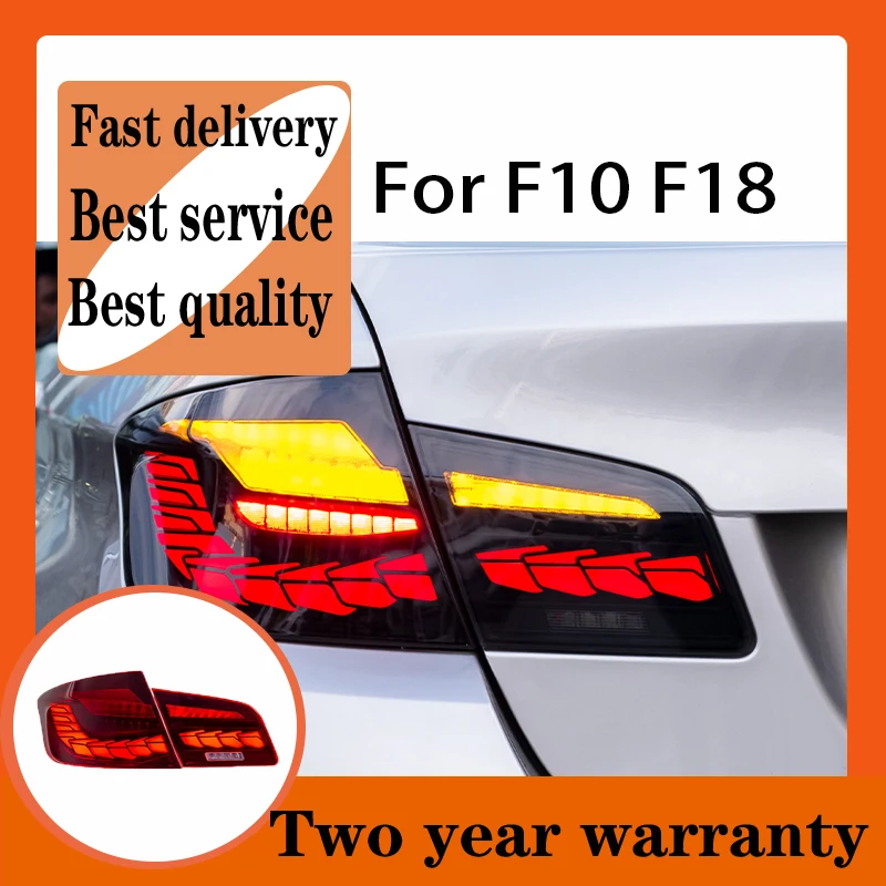 For BMW F10 F18 taillights  2011-2017 LED Dynamic Taillight Rear Fog Lamp Turn Signal Highlight Reversing and Brake Accessories