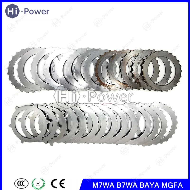 

M7WA B7WA BAYA MGFA BGFA BDGA CM6 Transmission Clutch Steel Kit For HONDA ACURA 3.0L 2000-UP Gearbox Repair Disc