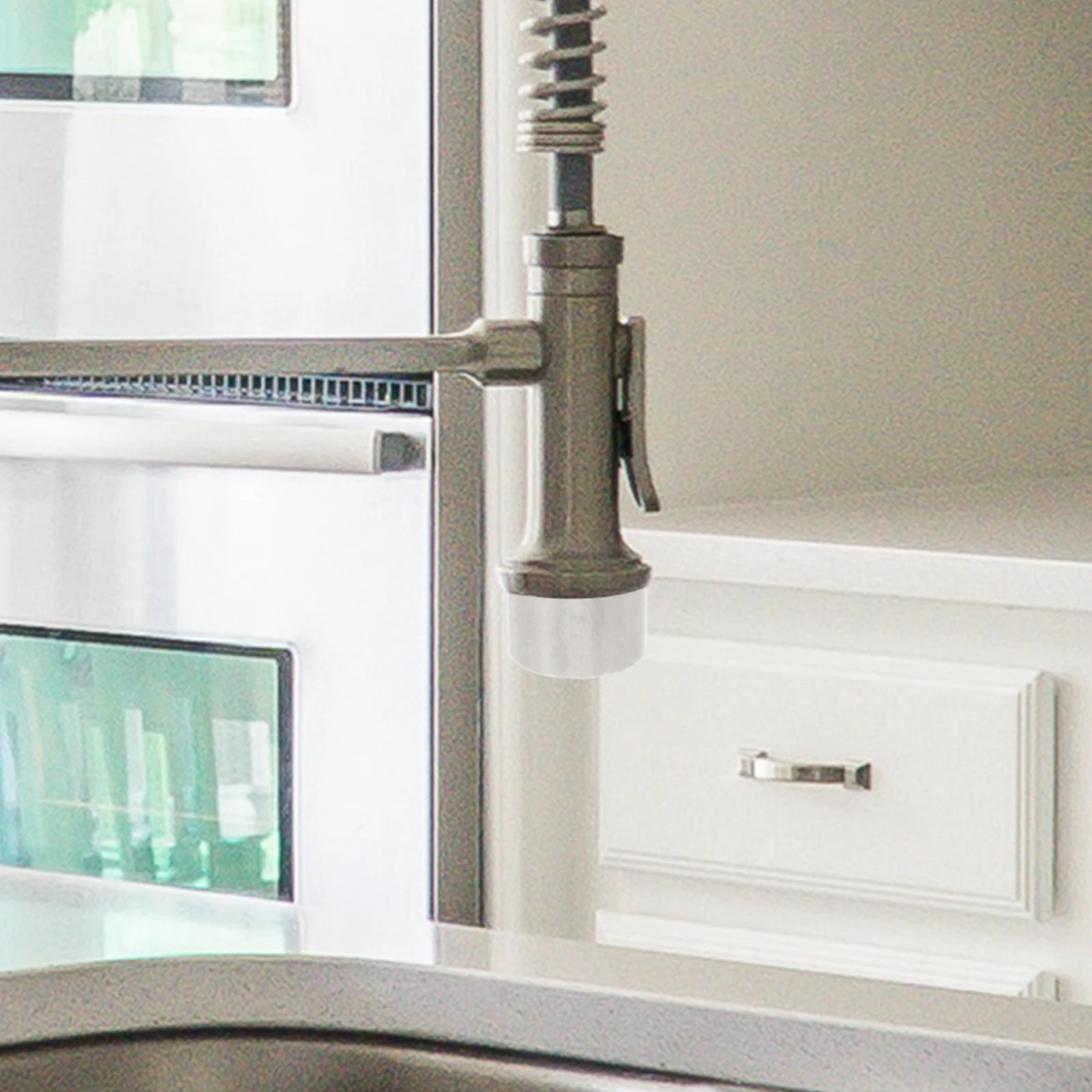 

1Set Stainless Steel Faucet Aerator Smooth Stream Splash Proof Kitchen Bathroom Sink Faucet Replacement Adapter