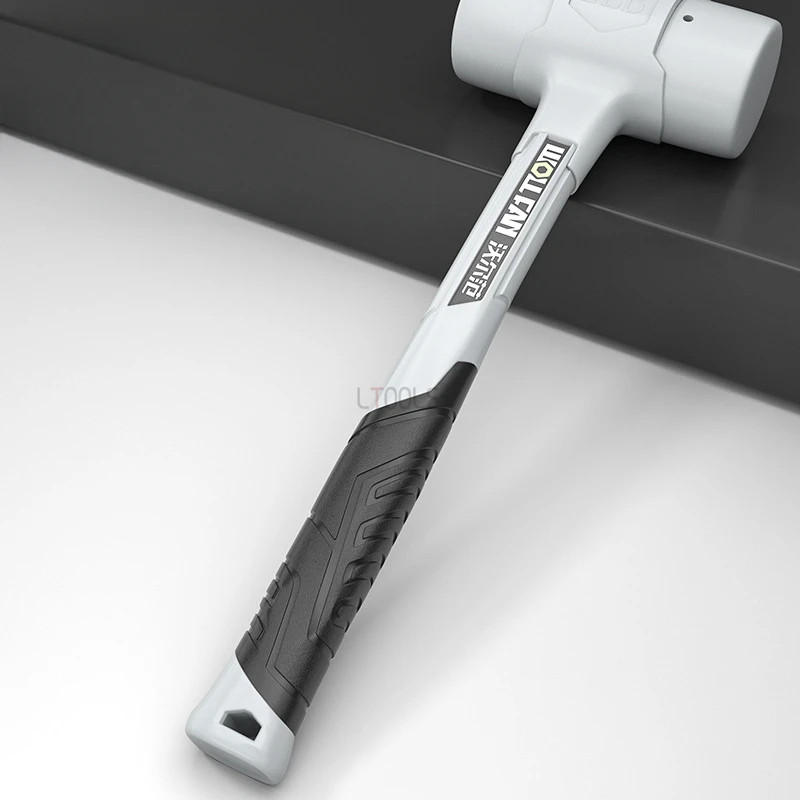Professional Anti-Vibration Rubber Hammer - 3-Layer Shockproof Design, Non-slip TPR Coated Handle Suitable for Multi-scene Work