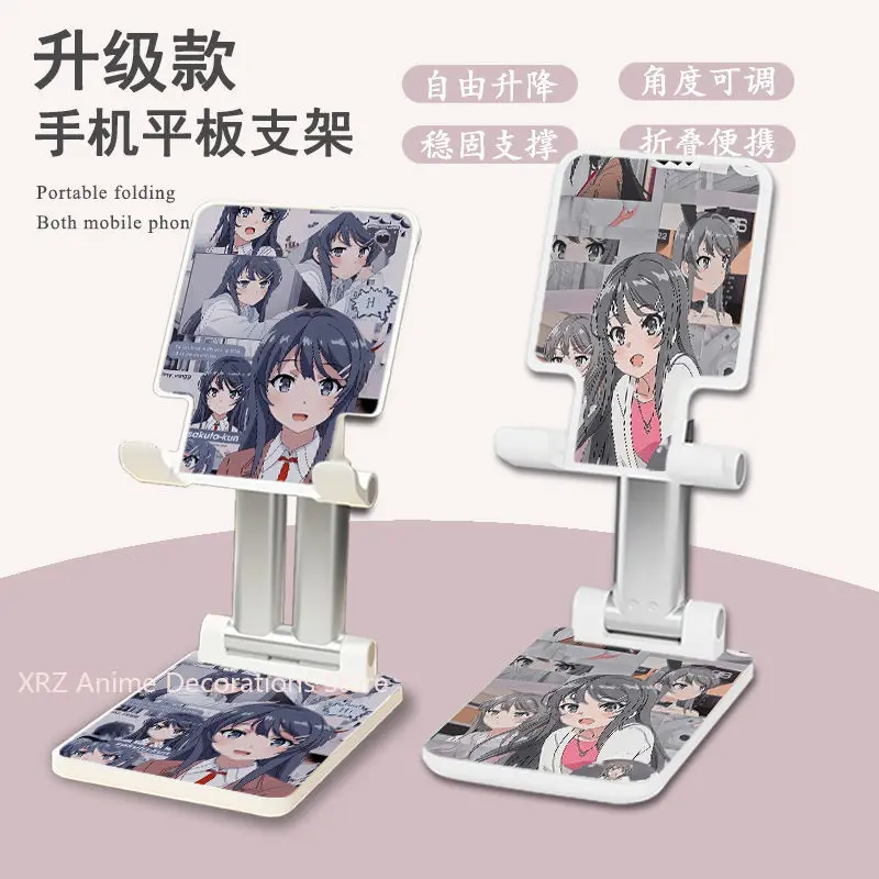 

Шахрай не мечтает Санта-Клауса Сакурадзима Май милый мультфильм аниме держатель для мобильного телефона настольная подставка подъемные рождественские подарки