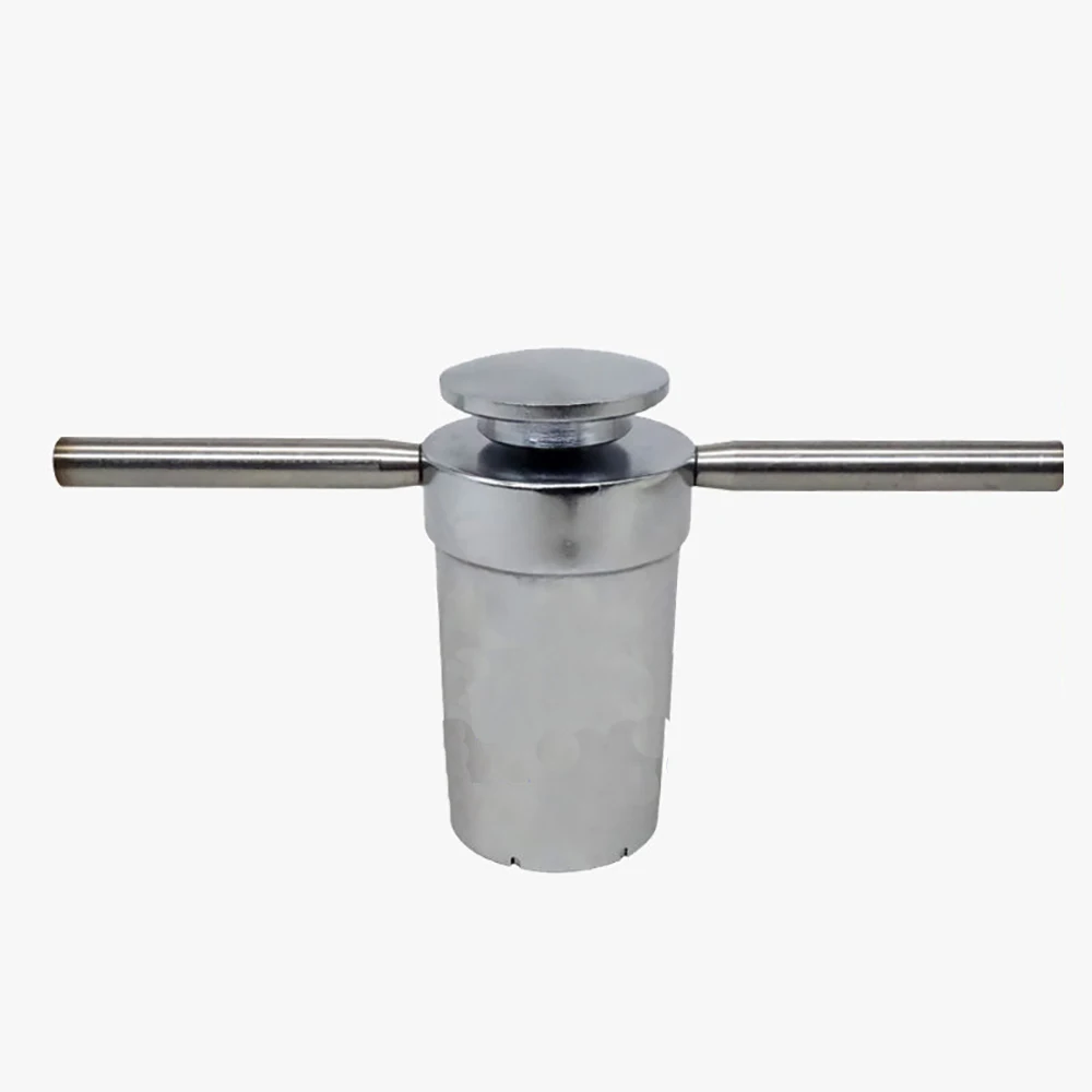 45*50/45*80mm Round Rock Wool Board Sampler - Stainless Steel Cutting Tool for Non-combustible Mineral Wool Sample Preparation