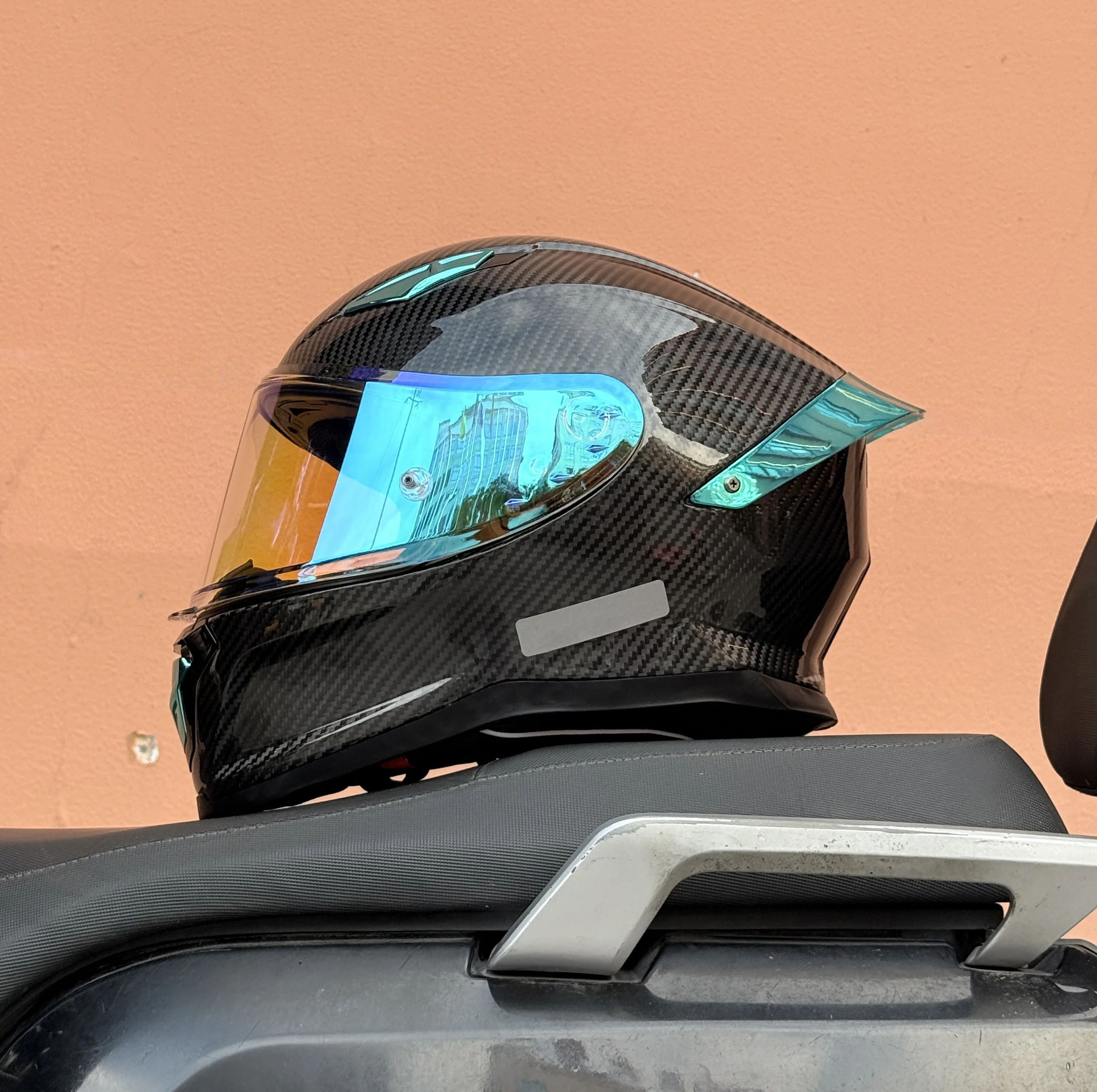 Factory Direct 3K Carbon Fiber Helmet - 3C&DOT, Impact-Resistant,12-Month Warranty