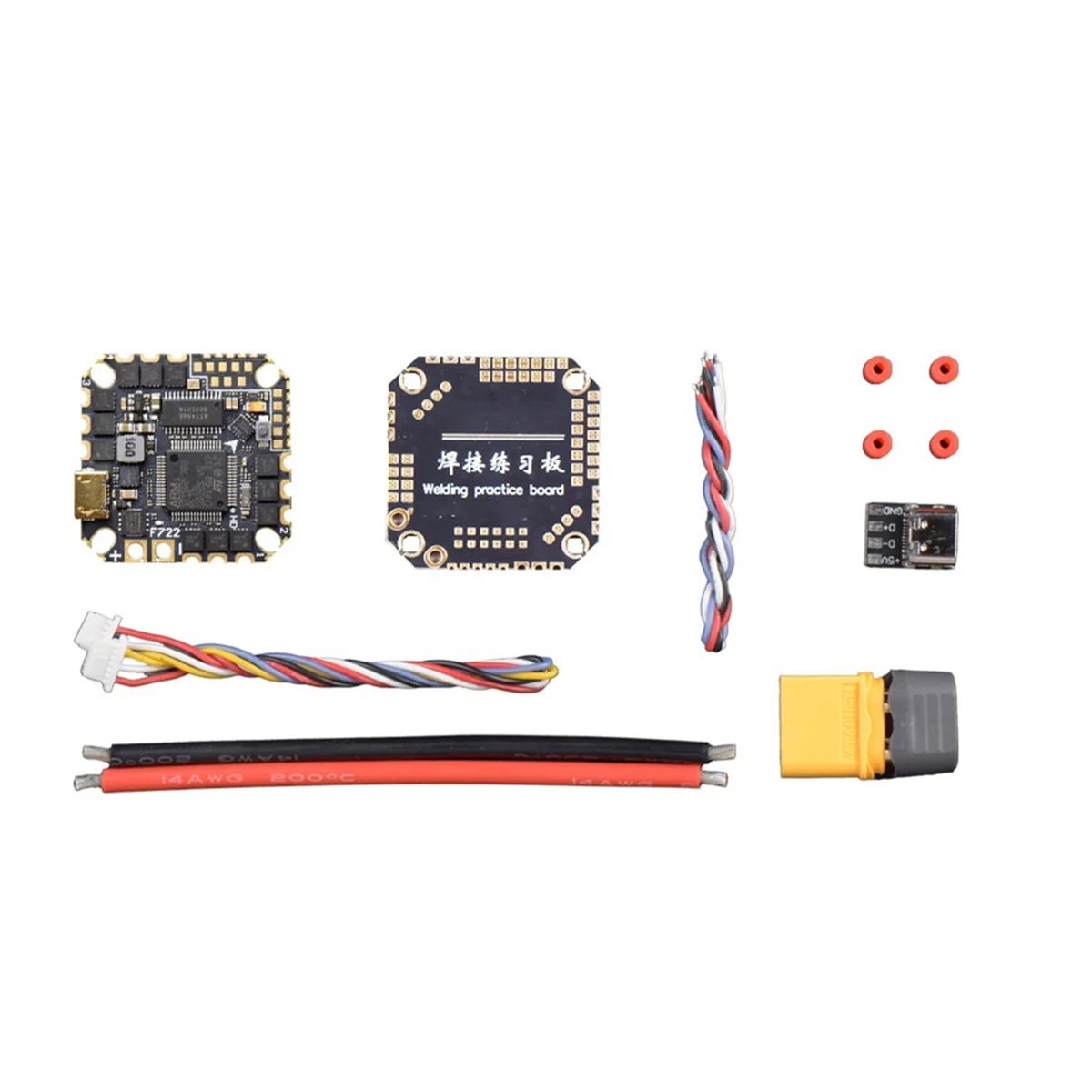 

GHF722AIO-HD 40A AIO Baro OSD F722 Flight Controller BLHELIS 40A 4in1 ESC 2-6S for FPV Freestyle Cinewhoop