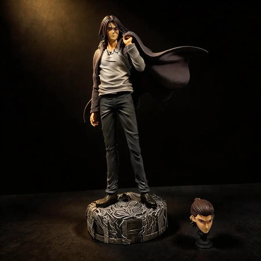 

One Piece Monkey D. Luffy Anime Model Decoration Statue Dual Head Sculpt 30cm for Anime Fans Collection