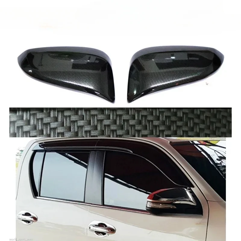 

For Toyota Revo Fortuner Side Mirror Cover Carbon Fiber Pattern