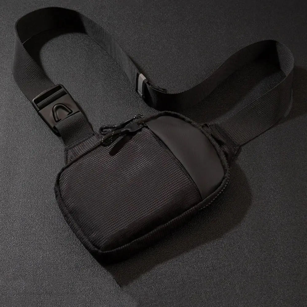 

Multi-function Waterproof Crossbody Slings Bag Oxford Unisex Mobile Phone Bag Portable Mini Chest Bag for Outdoor