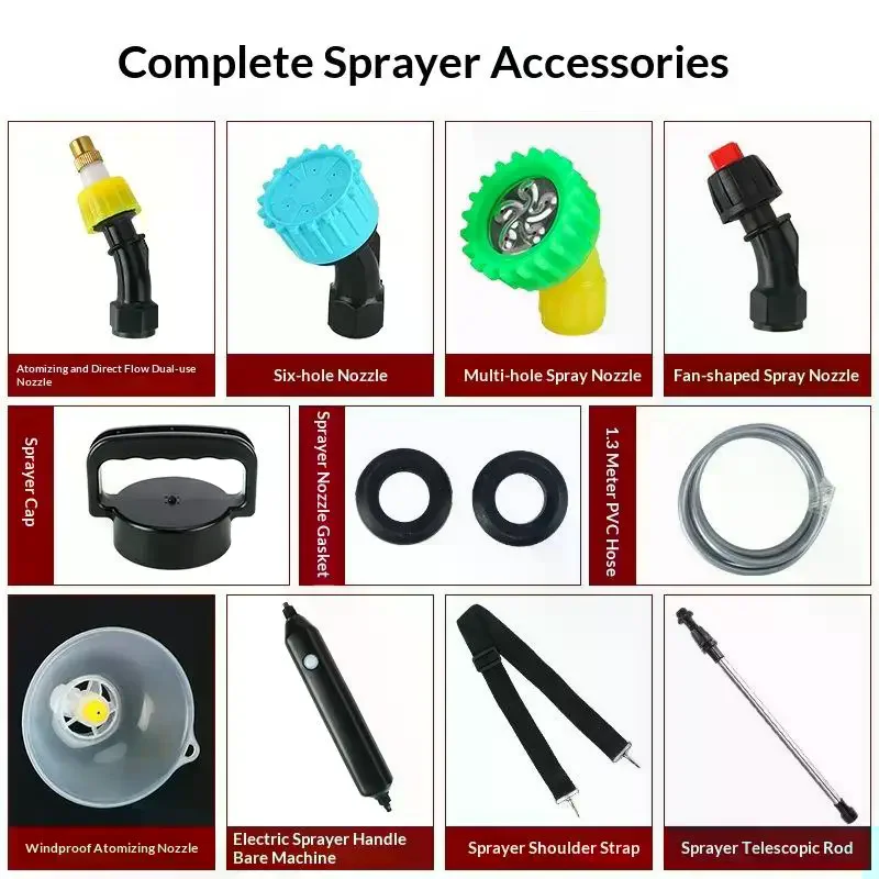 Electric Sprayer Accessories Stainless Steel Telescopic Spray Bar Multi-Hole Nozzle Gasket Extended Water Hose Universal