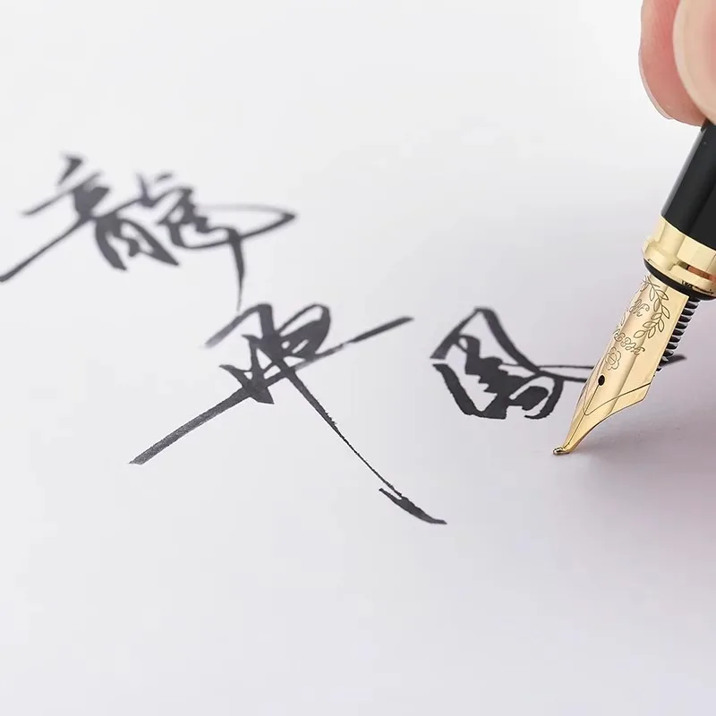 مجموعة هدايا أقلام حبر Hero 6006 - قلم تنفيذي غير لامع، قلم عمل معدني ممتاز للبالغين، كتابة سلسة، هدية للمعلم #4