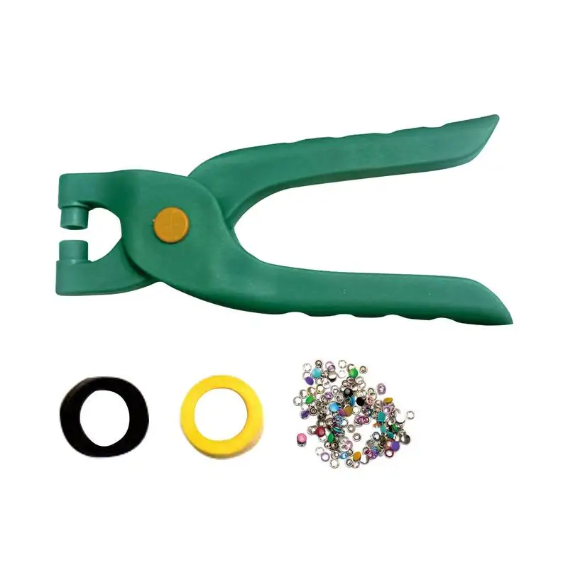 Grommet Eyelet Pliers Tool Kit Eyelet Hole Punch Pliers Set Manual Press Machine Heavy Duty Punch Pliers Eyelet Grommet Hand