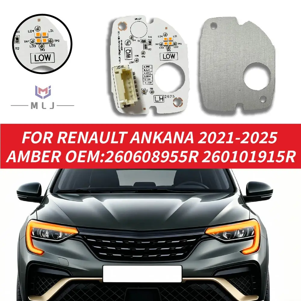 260608955r-260101915r-amber-halo-angel-eyes-led-drl-replacement-board-light-source-chips-for-renault-arkana-2021-2025-headlamp