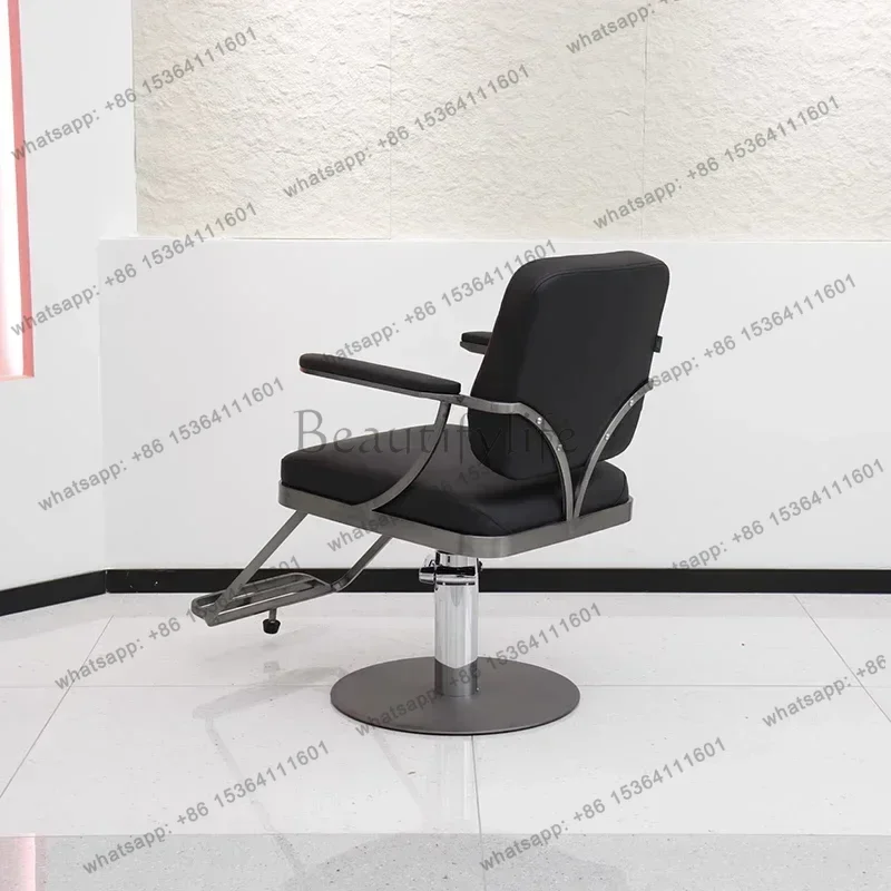 LSTop Grade Barbershop Barber Chairs Modern Ergonomic Lift Swivel Barber Chairs Perm Hair Dyeing Salon Furniture Sandalye FYBC