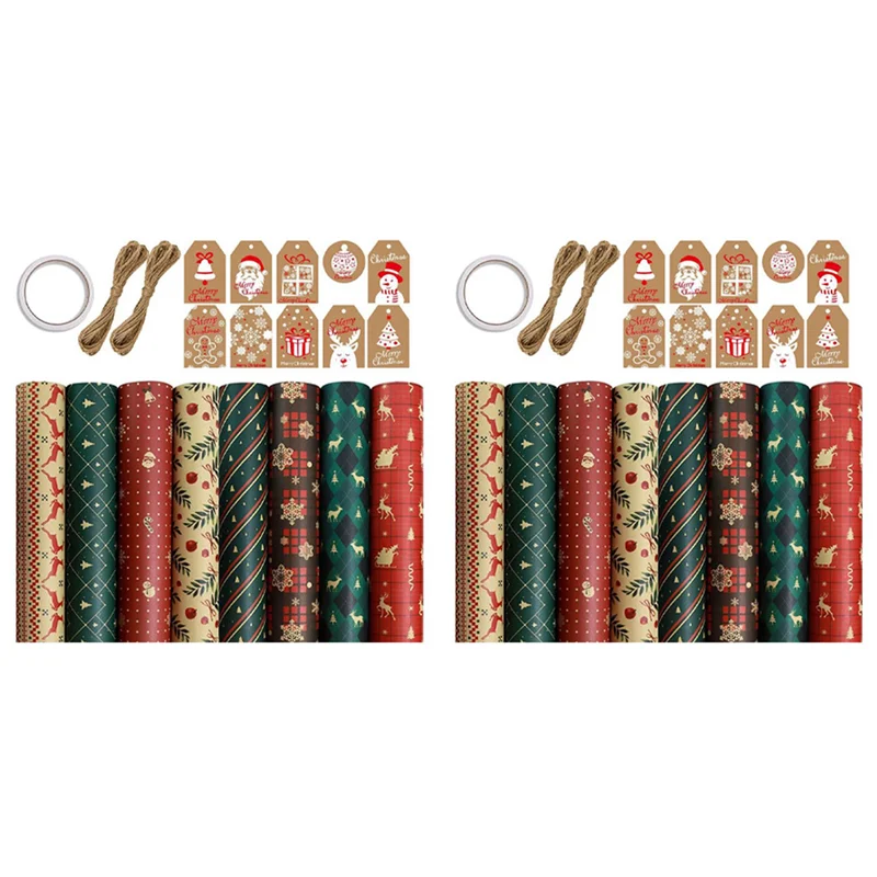 ورق تغليف الهدايا AA81-16، لورق تغليف حفلة عيد الميلاد وأعياد الميلاد، ورق تغليف الهدايا، ورق تغليف الهدايا الحاضر