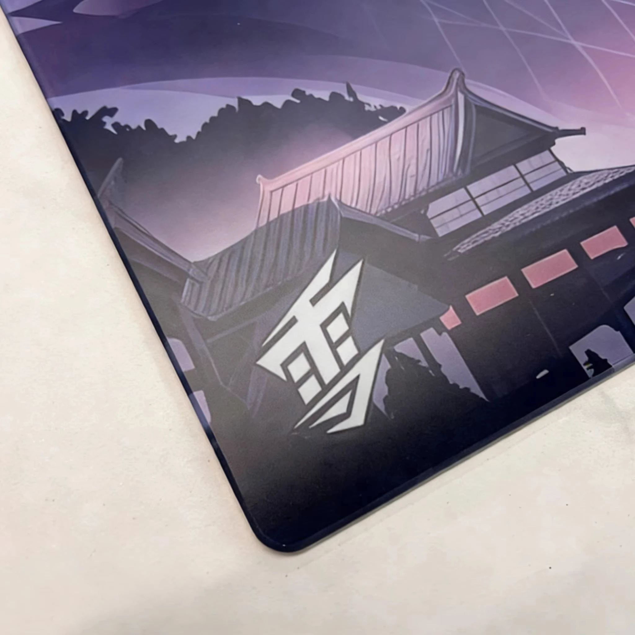 Japan Cool Anime Girl Glass Gaming Mouse Pad YUME Smooth Frosted Surface Desk Mat Tempered Upgrade FPS Office Gaming Accessories