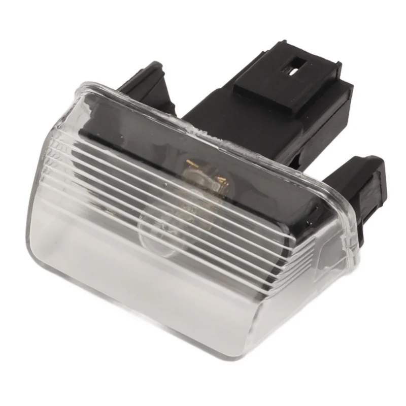 2PCS Rear License Plate Light Clear Lens High Illumination 6340.A3 Replacement For Peugeot 206 207 307 Partner