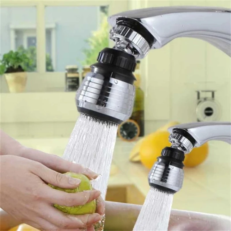 Bathroom 360 Degree Adjustment Faucet Extension Tube Water Saving Nozzle Filter Kitchen Water Tap Water Saving for Sink Faucet